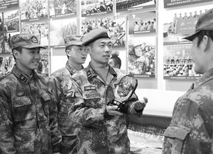 陆军第54集团军某团 红一连 海外维和期间开展党建工作 图